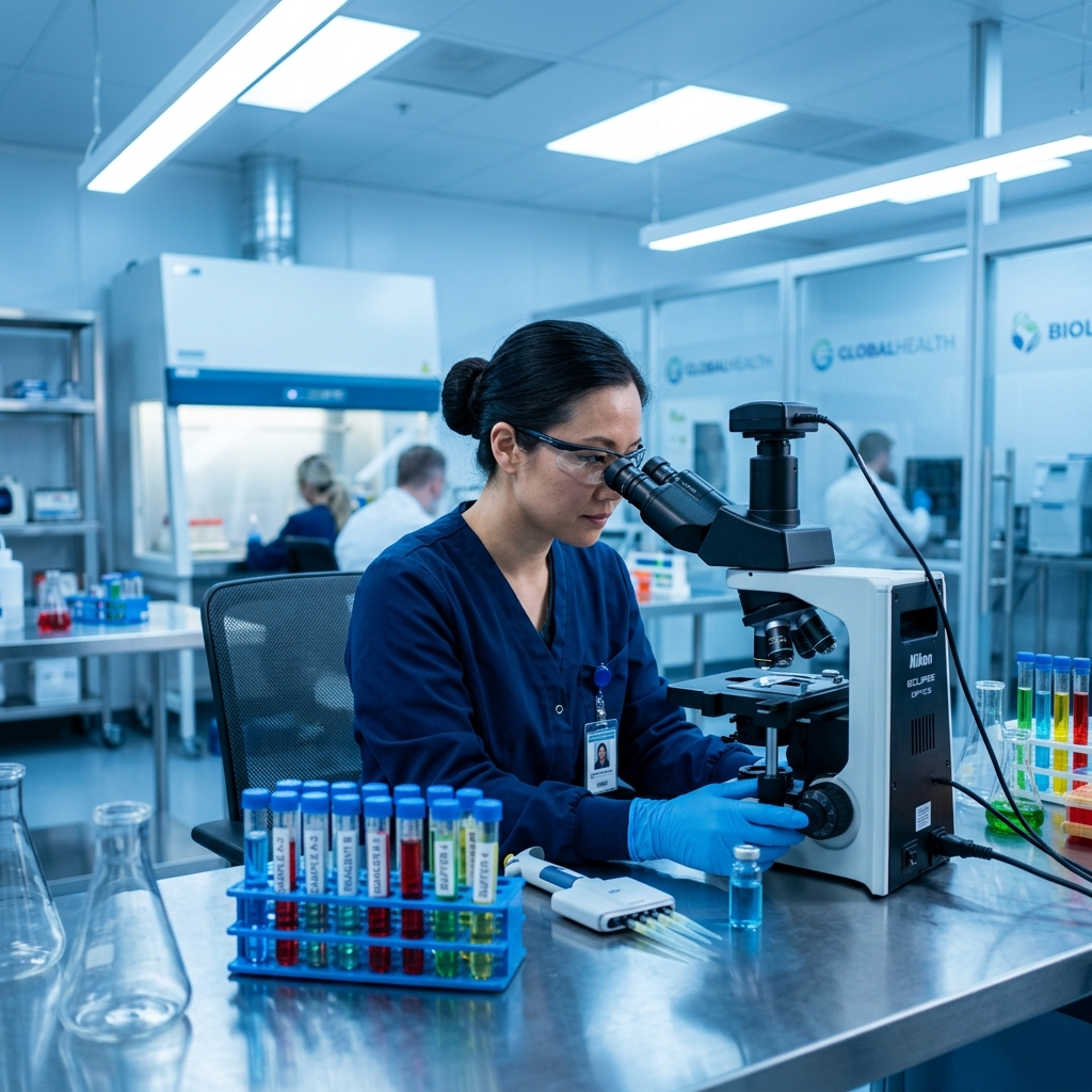 Scientist Micro-Inspection